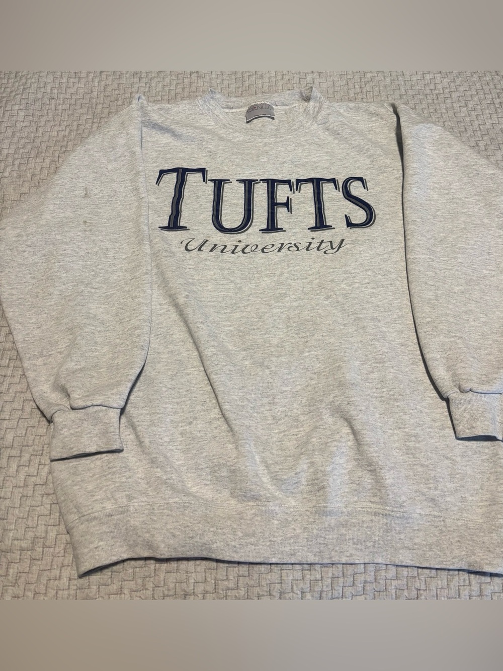 Vintage Tufts University Heavyweight College Crewneck Size Large